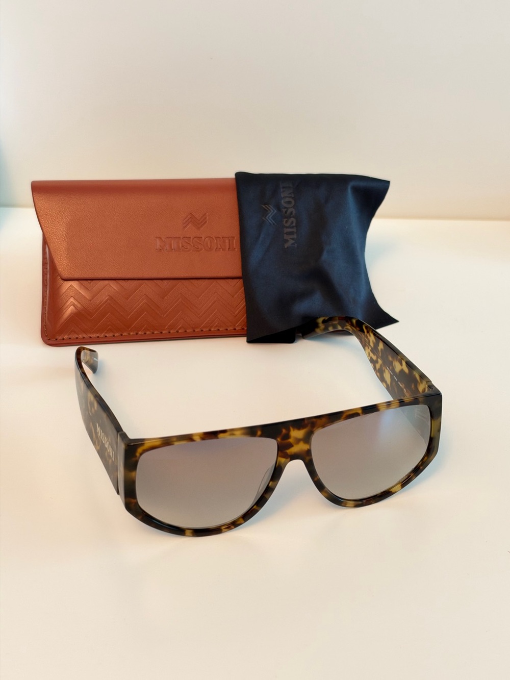 Missoni Tortoiseshell Brown and Black Men's Sunglasses MIS 0165/S
